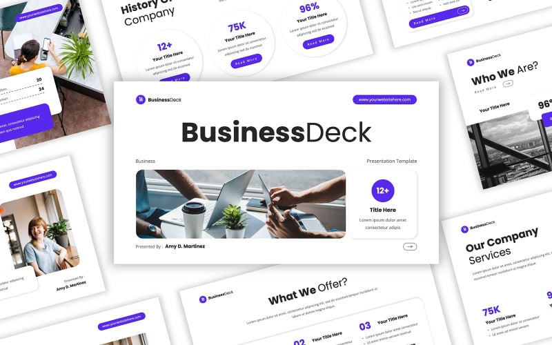 BusinessDeck - PowerPoint-mall för företag