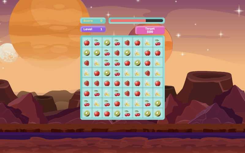 Fruit Crush – Un avvincente gioco puzzle match-3 in HTML5