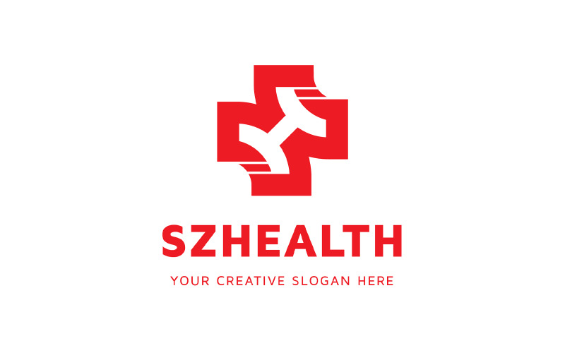 SH Letter Health-logotypdesign