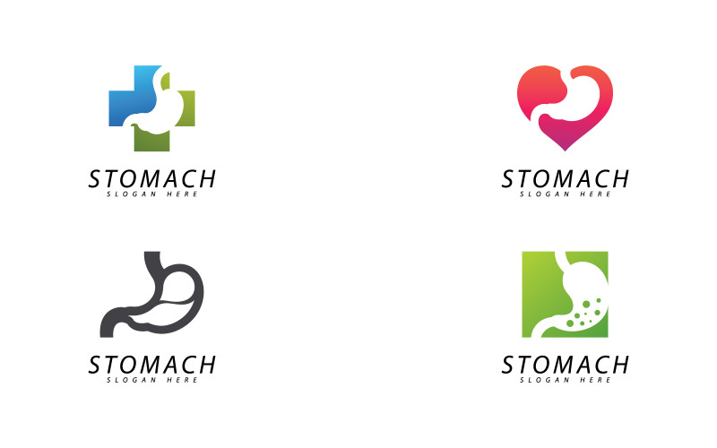 Magvårdslogotypvektordesignmall V14