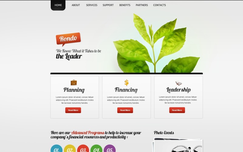 Marketing Agency PSD Template