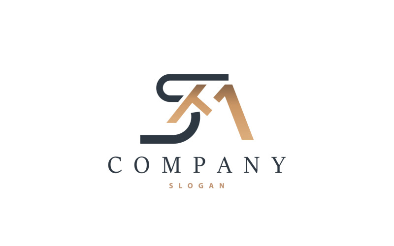 Logo minimale con iniziale MS V8