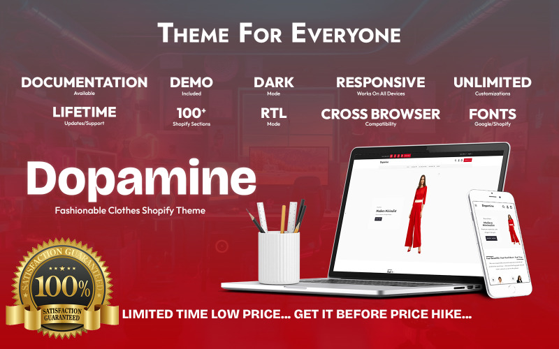 Dopamine - Tema Shopify per abbigliamento alla moda - OS 2.0