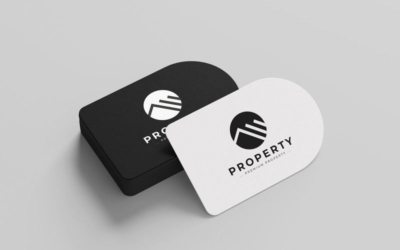 Modello di logo per agenzia immobiliare specializzata in appartamenti