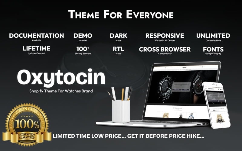 Oxytocin – Tema Shopify per marchi di orologi