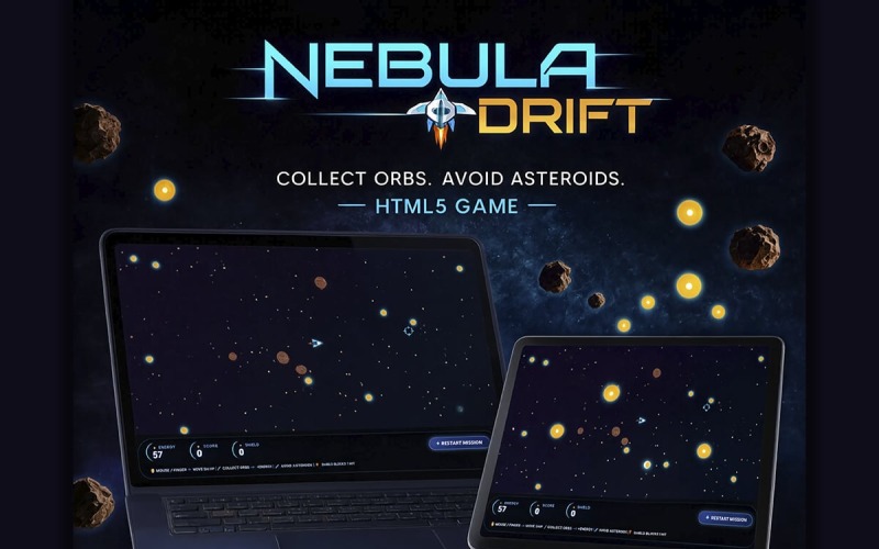 NEBUL DRIFT | Giochi HTML5 / spazio