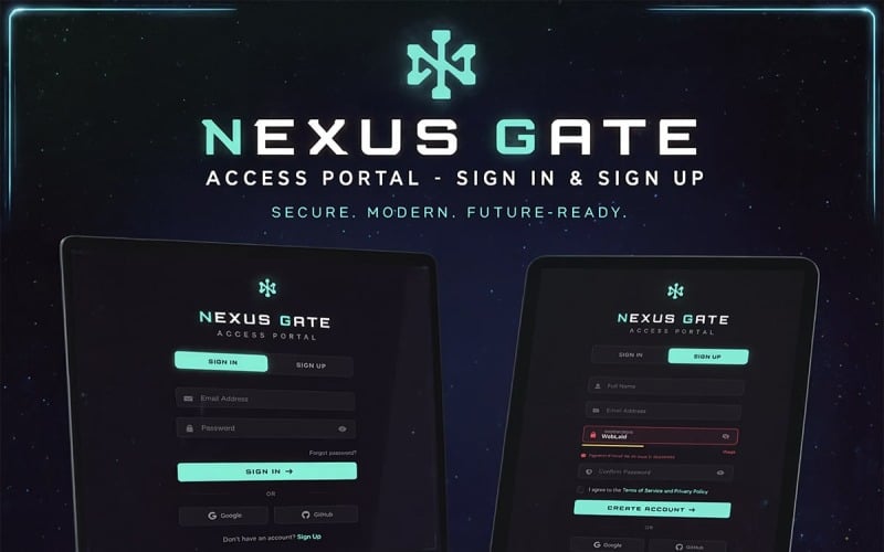 NEXUS GATE | Sign In-Sign Up Page | Specialty Page