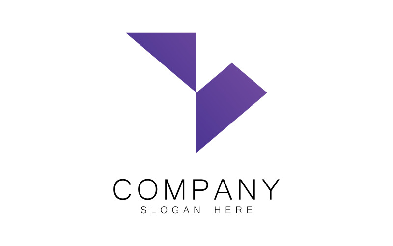 Snabbare logotypmallvektordesign V3