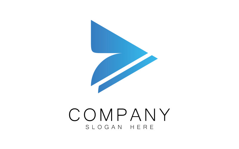 Snabbare logotypmallvektordesign V