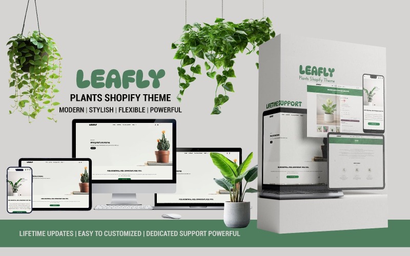 Leafly – Növények Shopify sablon