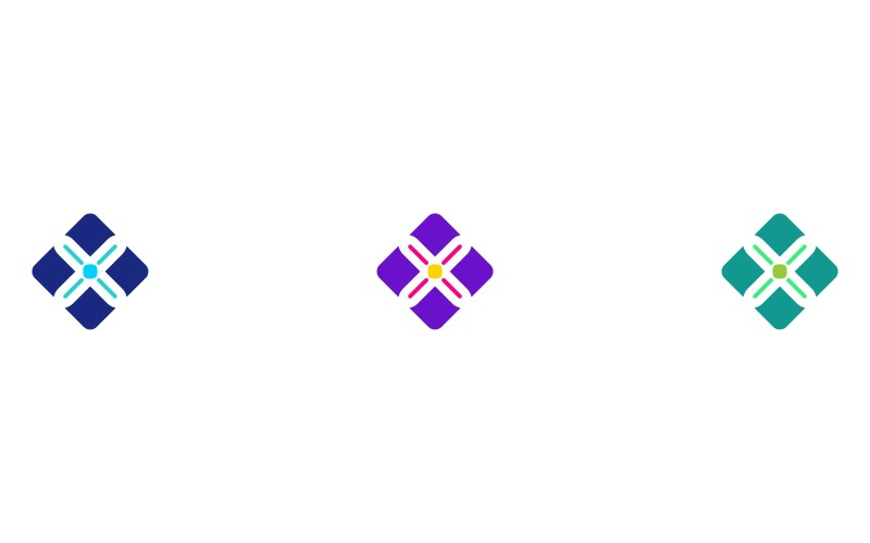 Logo Premium Luxury Diamond Star - Elegante icona geometrica con cristalli per il branding