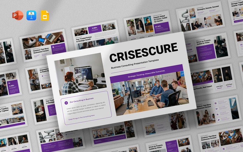 Crisescure – Business Consulting Presentation Template
