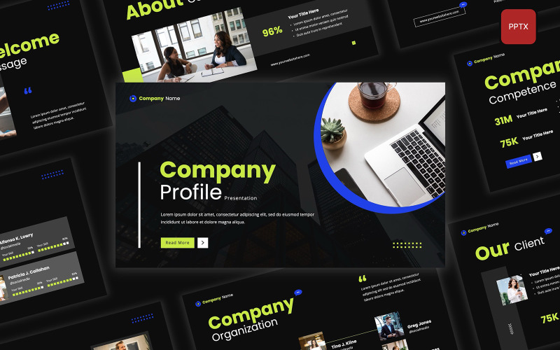 New Company Profile PowerPoint Template