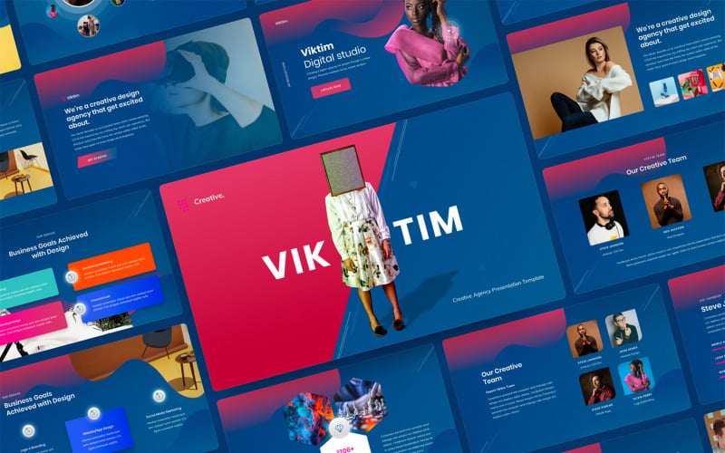 Шаблон презентации PowerPoint для креативного агентства
