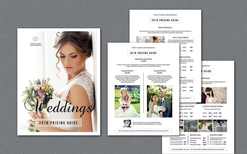 Wedding Photography Pricing Guide Template