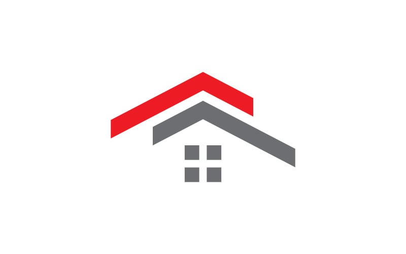 Kreativ hemlogotyp. ikondesign V9
