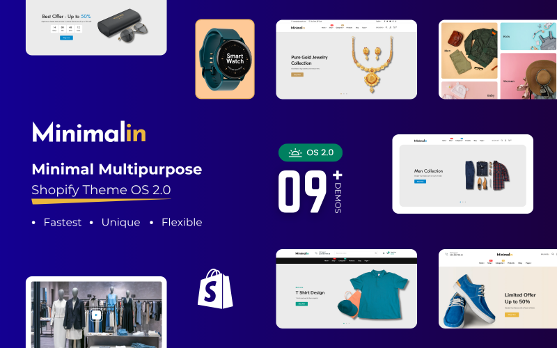 Minimalin - Minimal Multipurpose Shopify Theme OS 2.0