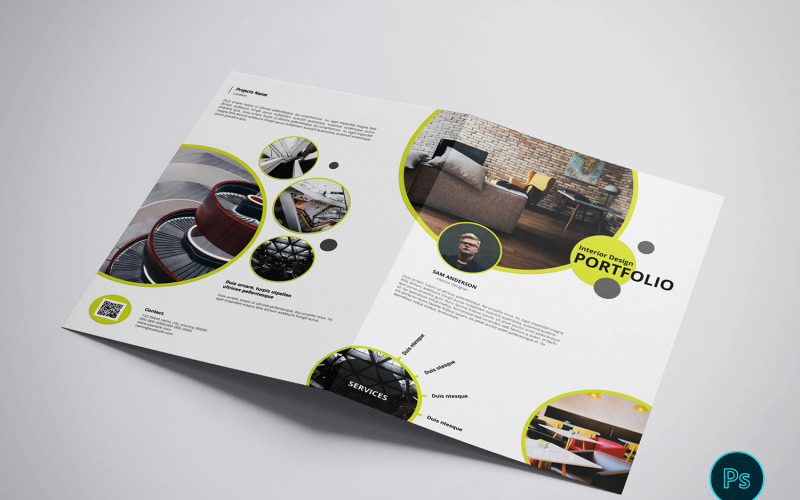 Professional Interior Design Portfolio Brochure