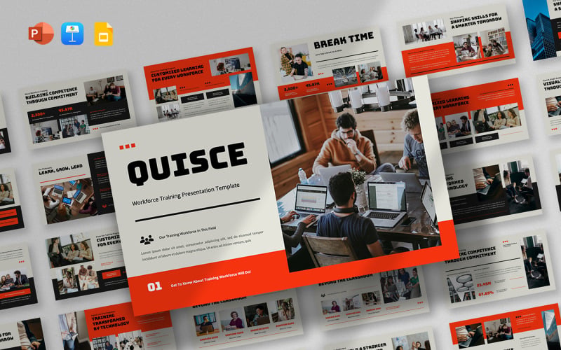 Quisce – Workforce Training Presentation Template