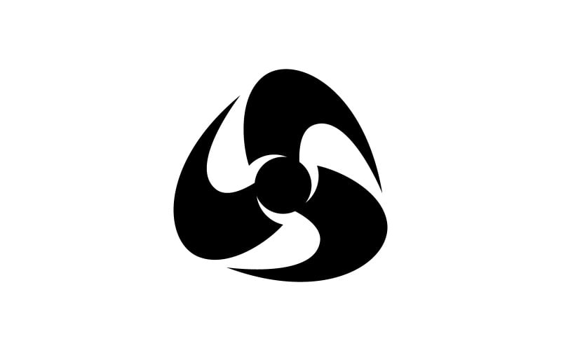 Projekty logo turbin, logo energii wiatrowej V