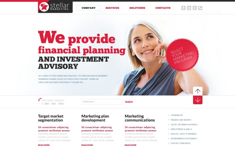 Marketing Agency PSD Template