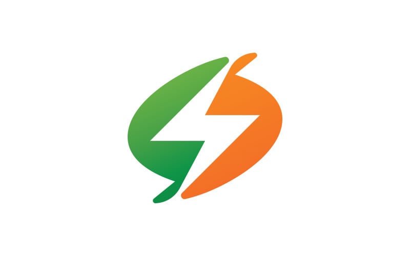 Symbol logo Eco Energy Vector V0