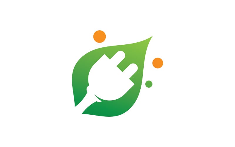 Eco Energy Vector Logotypsymbol V12