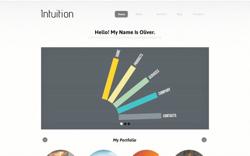 Designer Portfolio PSD Template