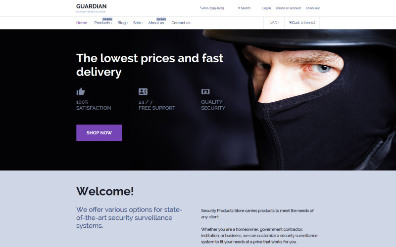 Guardian Shopify téma