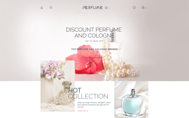 Perfume Shop Woocommerce Theme Templatemonster