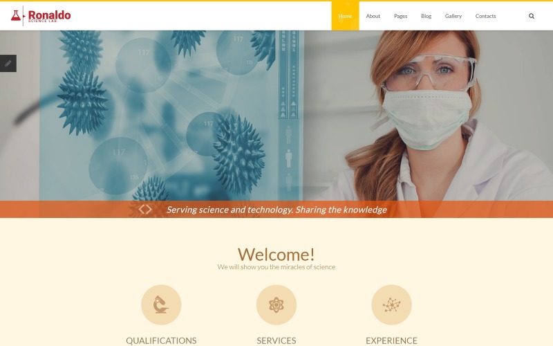 шаблон роналду joomla