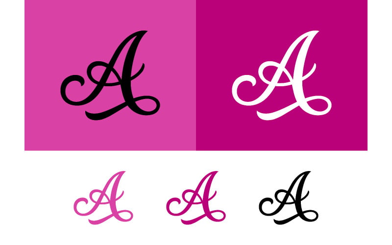 Créez un logo avec une écriture cursive élégante et fluide.
