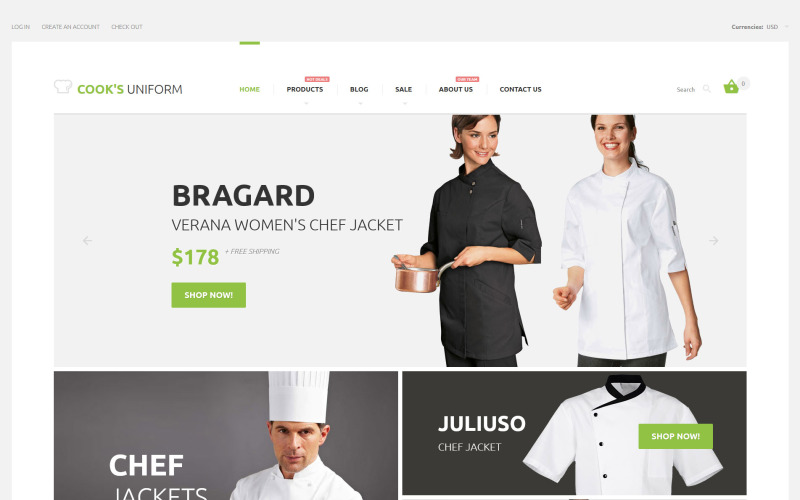 uniform store отзывчивая тема shopify