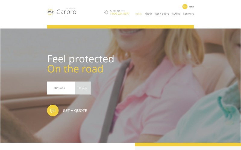Szablon strony internetowej Carpro