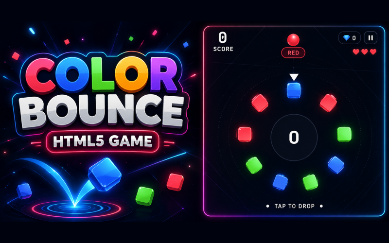 Color Bounce – Gioco arcade in HTML5