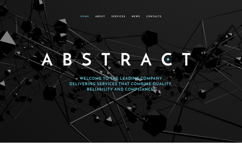 Abstract - Modello di sito Web reattivo aziendale