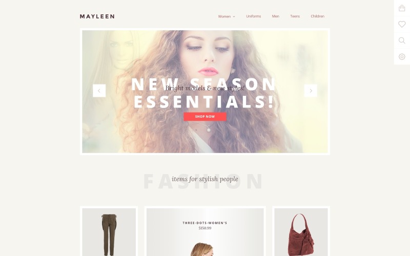 Mayleen OpenCart-sjabloon