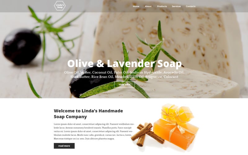 Crafts responsieve websitesjabloon