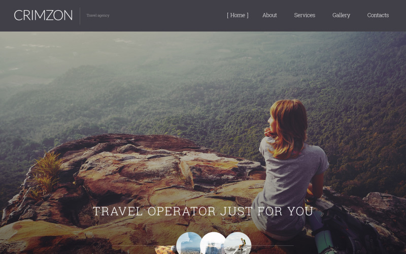 Crimzon Website-sjabloon