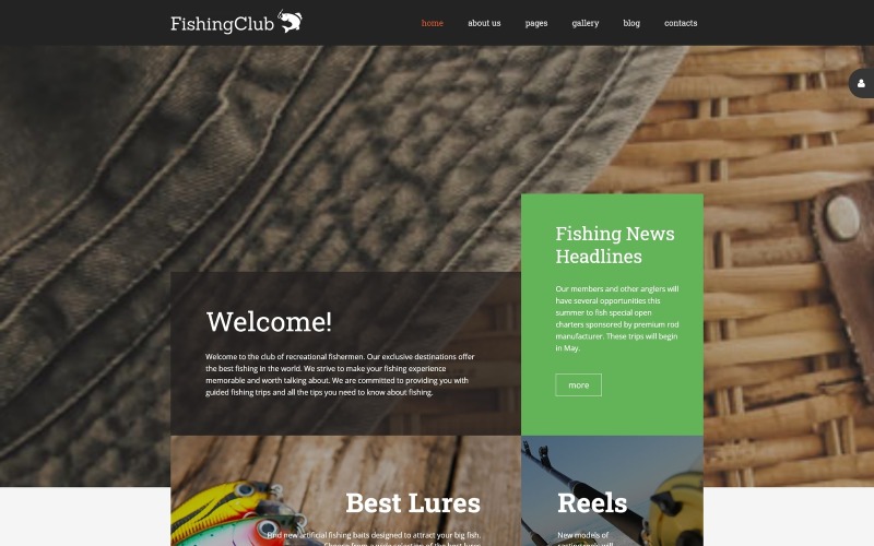 Fiske Responsive Joomla-mall