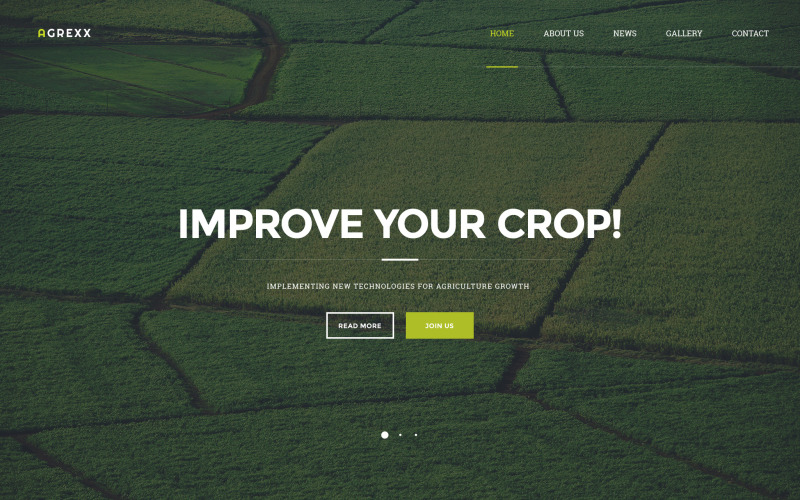 Modello di sito Web Agrexx
