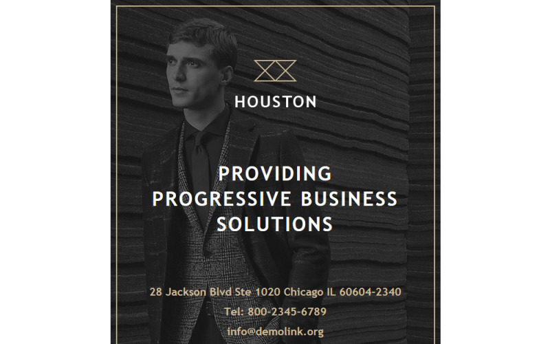 отзывчивый шаблон информационного бюллетеня для бизнеса и услуг