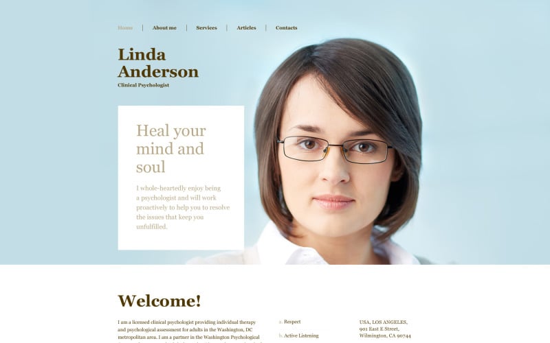 Clinical Psychologist Muse Template