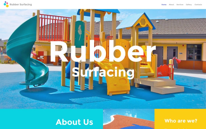 Modèle de site Web réactif de plancher