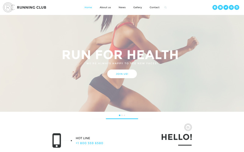 Modello di sito Web RC