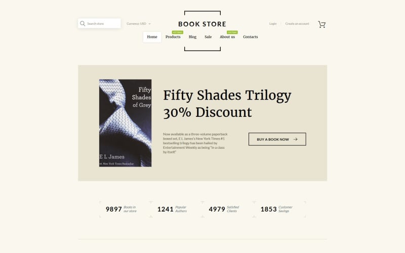 Thème Shopify Book Shop
