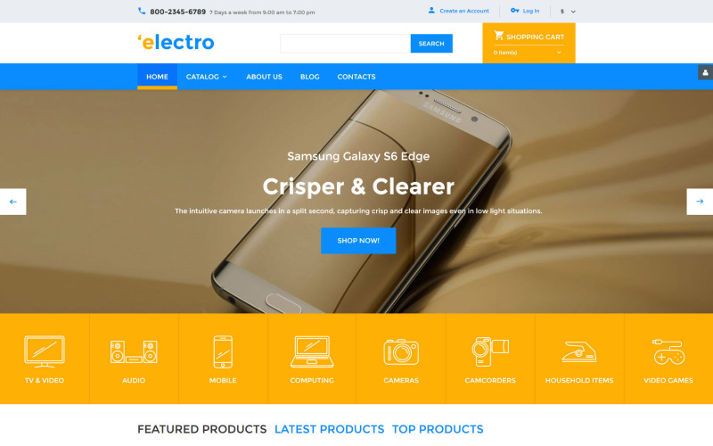 шаблон electro virtuemart