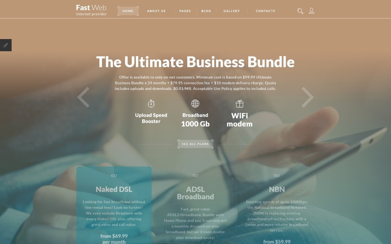 快速Web Joomla模板