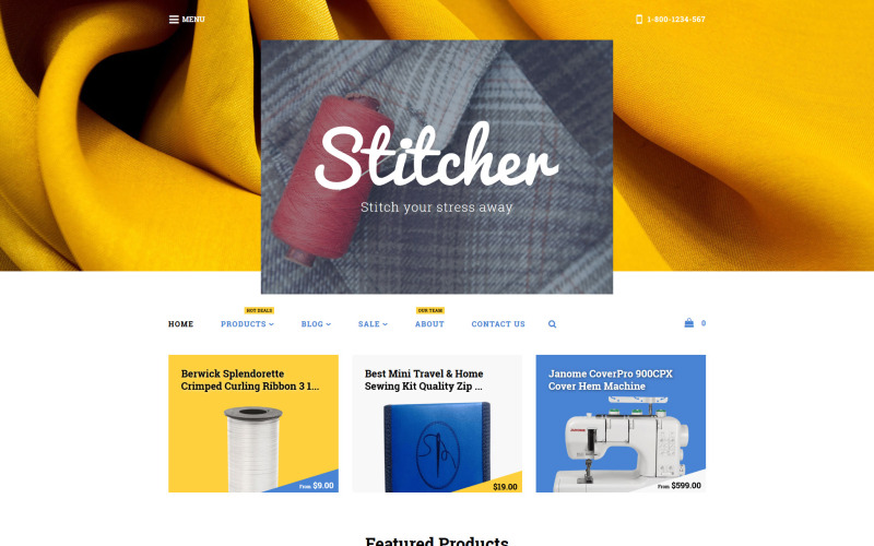 Stitcher Shopify Teması