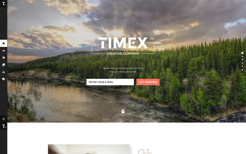 Timex Website Template